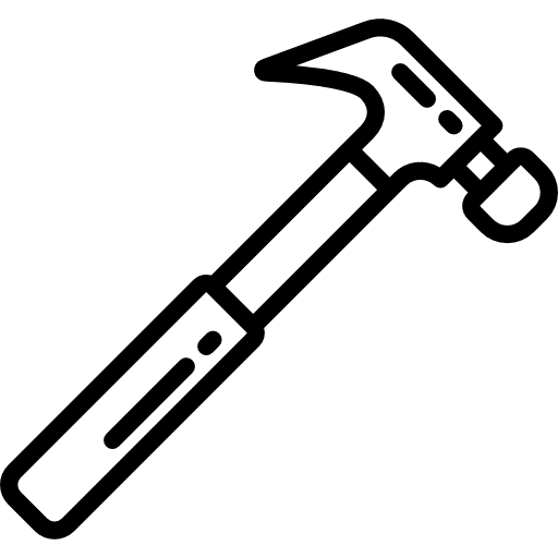 Nail puller carpentry tool carpenter icon