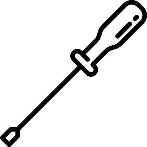 Screwdriver home repair carpenter tool icon