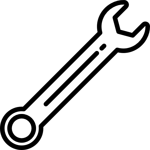 Wrench home repair tool worker icon