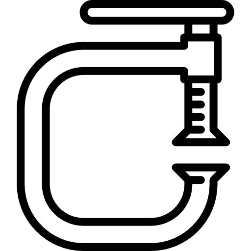 Clamp carpentry home repair carpenter icon