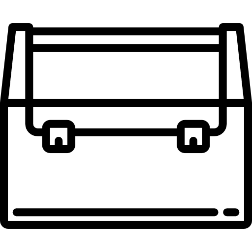 Toolbox construction carpenter carpentry icon