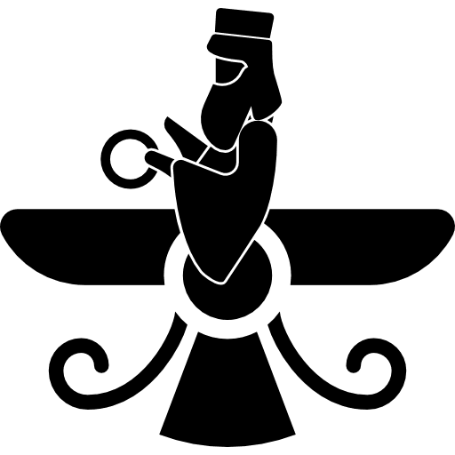 Faravahar spiritual religion religious icon