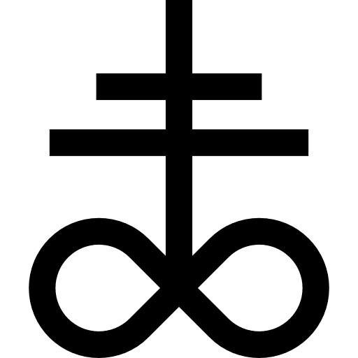 Satanic church symbol religious religion icon