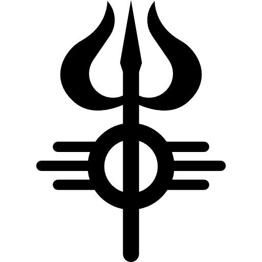 Shiva shapes religious india icon