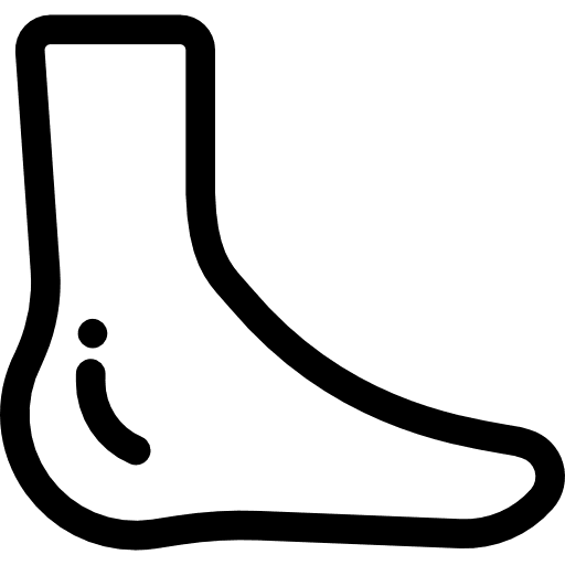 Ankle biology anatomy medicine icon