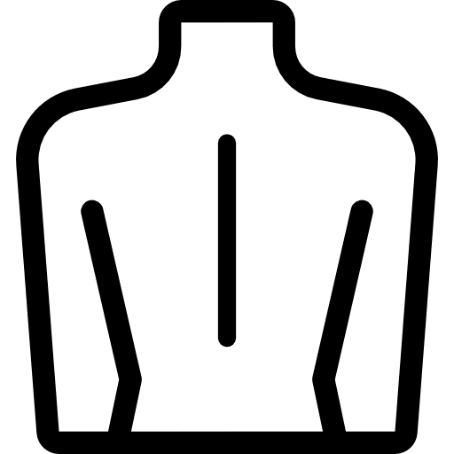 Human back body part biology medicine icon