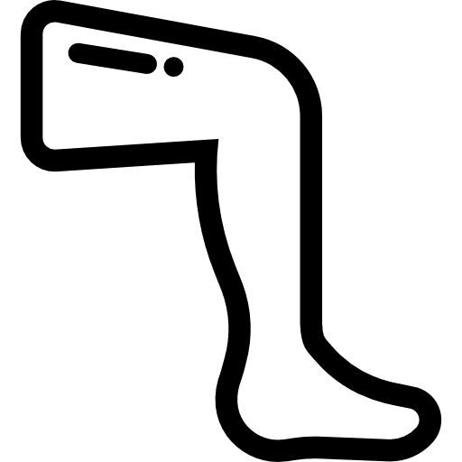 Leg medicine medical body part icon