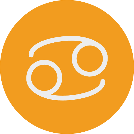 Cancer horoscope astrology zodiac icon