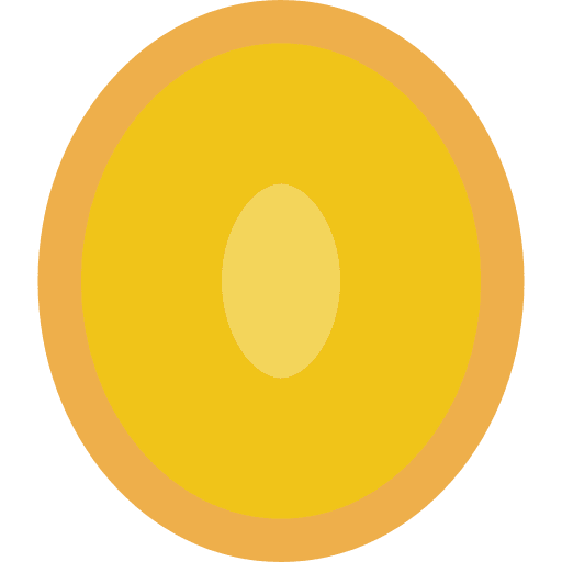 Gold signs symbol money icon