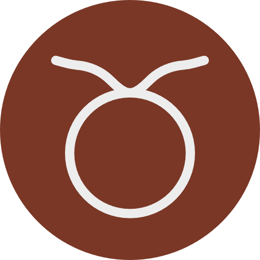 Taurus constellation horoscope esoteric icon