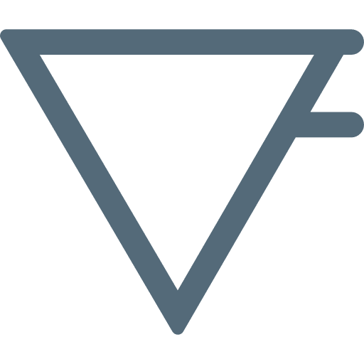 Aqua aqua sign astral icon