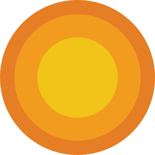 Sun astrology symbol sign icon