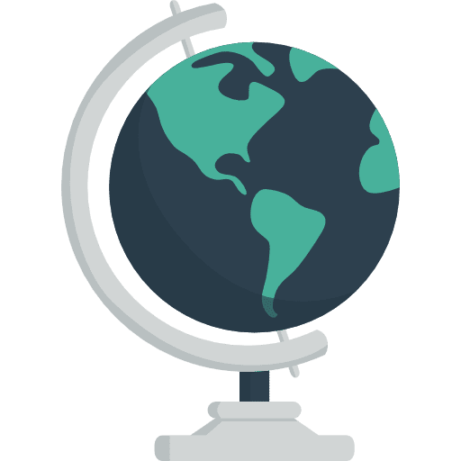 Earth globe maps and flags maps and location planet icon