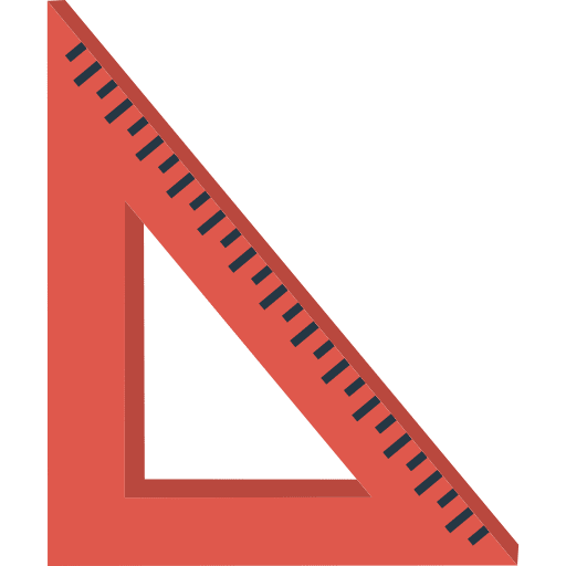 Set square miscellaneous measure set square icon