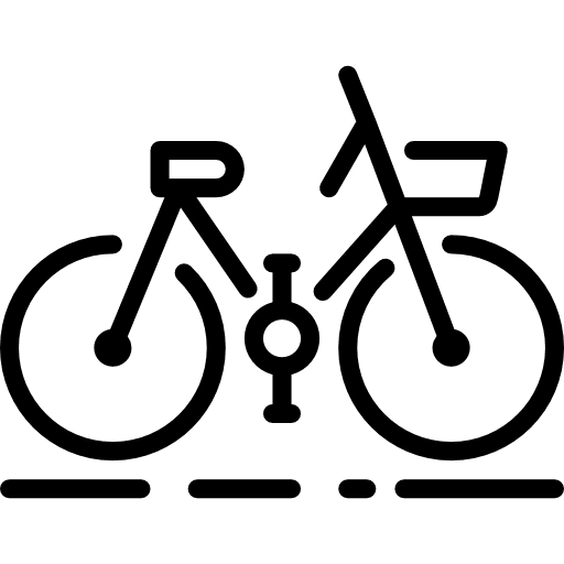 Bicycle sports transportation sports and competition icon