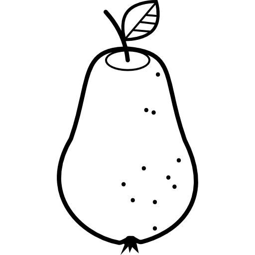 Pear fruit diet vegetarian icon