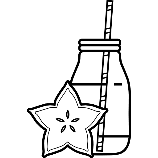 Carambola food carambola healthy food icon