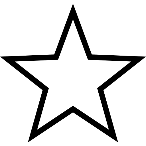 Star shapes rate star icon