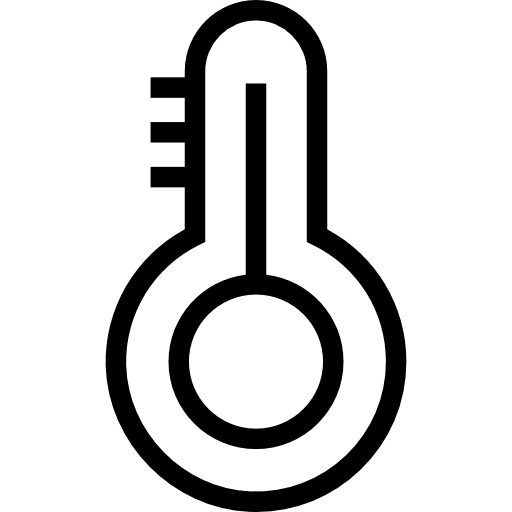 Thermometer weather fahrenheit temperature icon