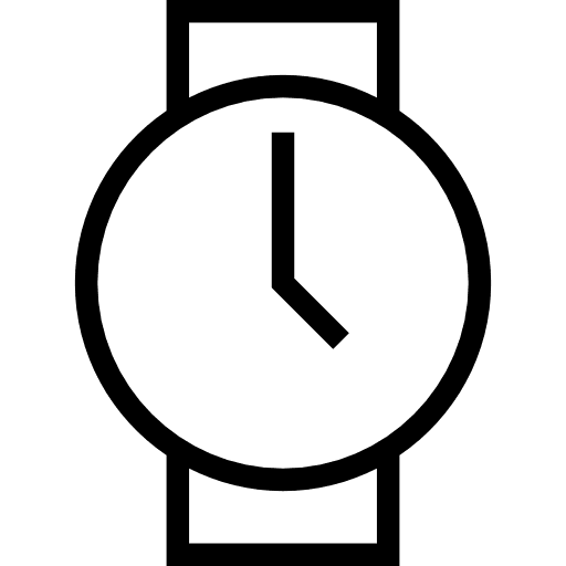 Watch technology elegant time icon