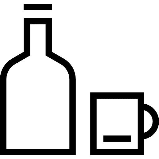 Wine wine bottle alcohol food and restaurant icon