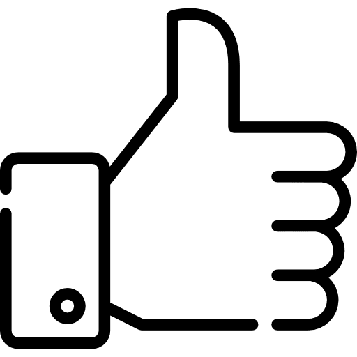 Like thumb up like good job icon