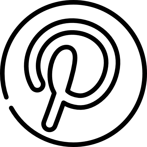 Pinterest social media logotype social network icon