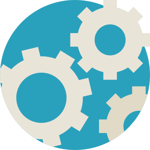 Gear cogwheel settings business and finance icon