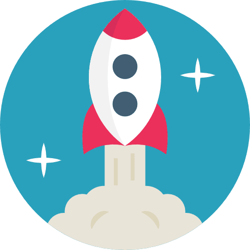 Rocket rocket ship transportation space ship icon