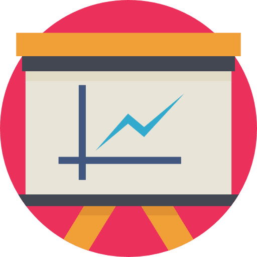 Stats class business work icon