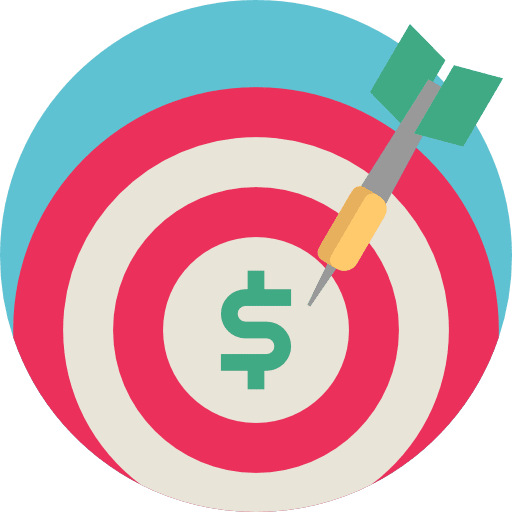 Target seo and web target weapons icon