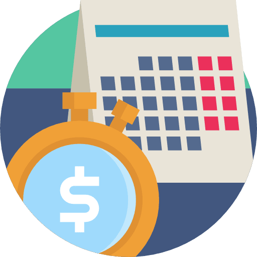 Calendar date time and date tools icon