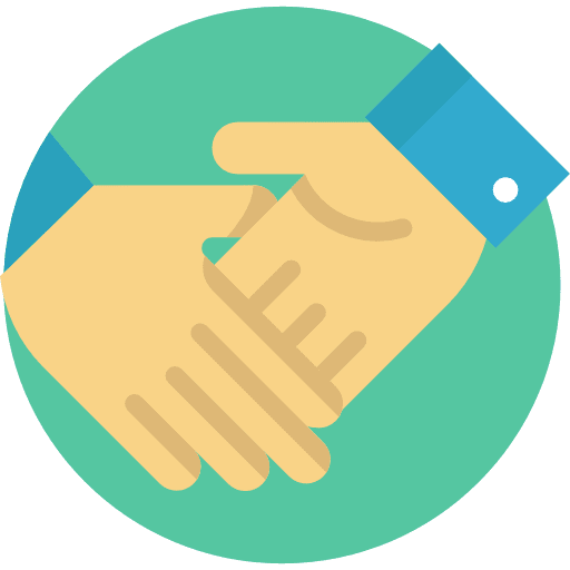 Handshake hands and gestures business and finance deal icon