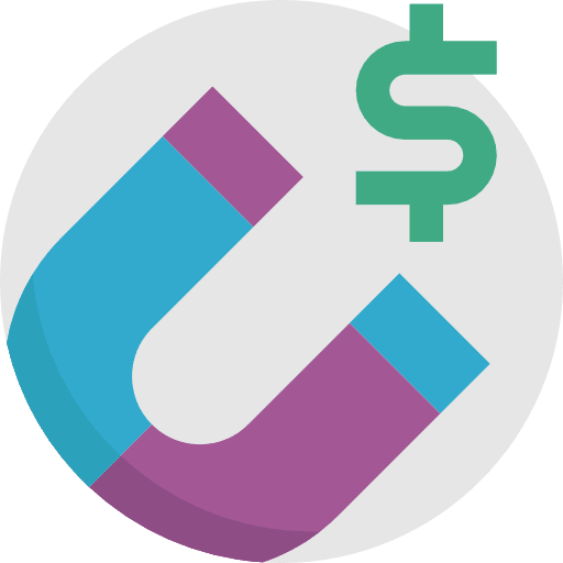 Magnet tools and utensils business and finance magnetism icon