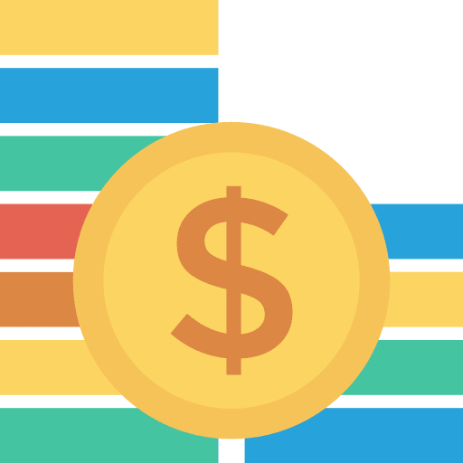Coin stack business stacking business and finance icon