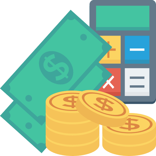 Finance finance coins dollar icon