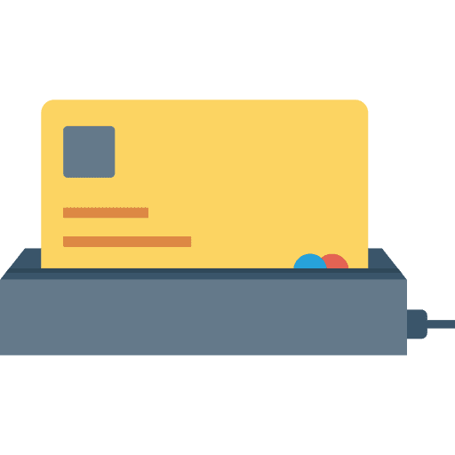Credit card business and finance debit card credit card icon