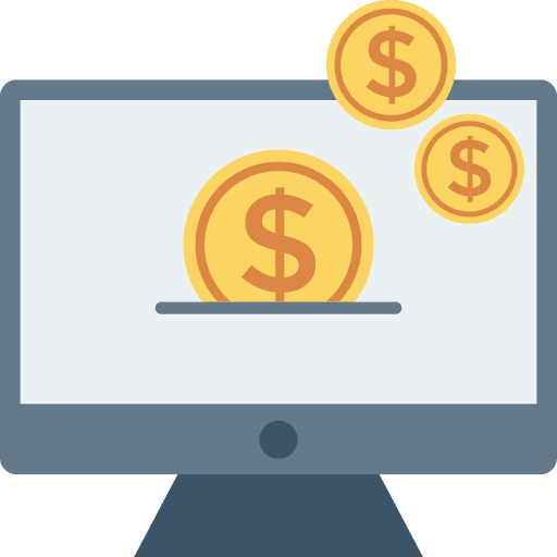 Earn business money earn icon