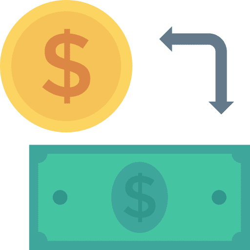 Exchange dollar commerce exchange icon