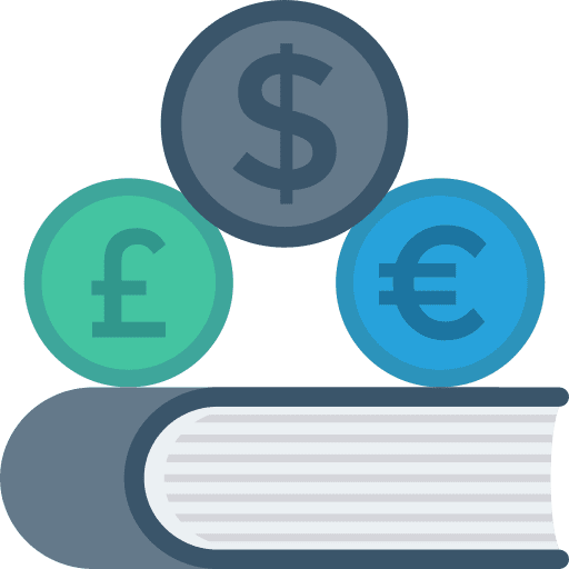 Finance exchange currency business icon
