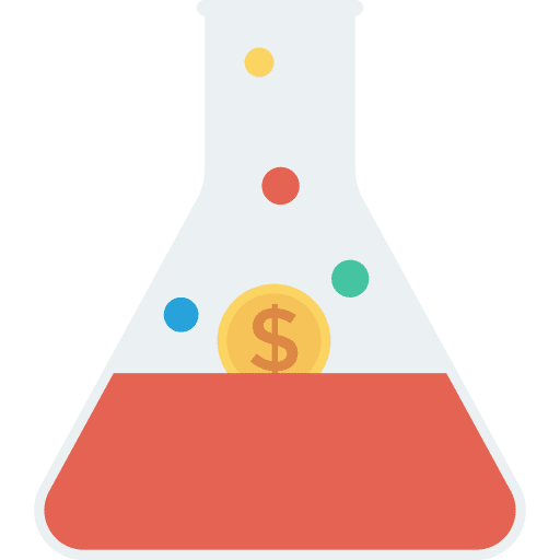 Flask flasks science test tube icon