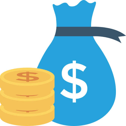 Money bag banking money bag bank icon