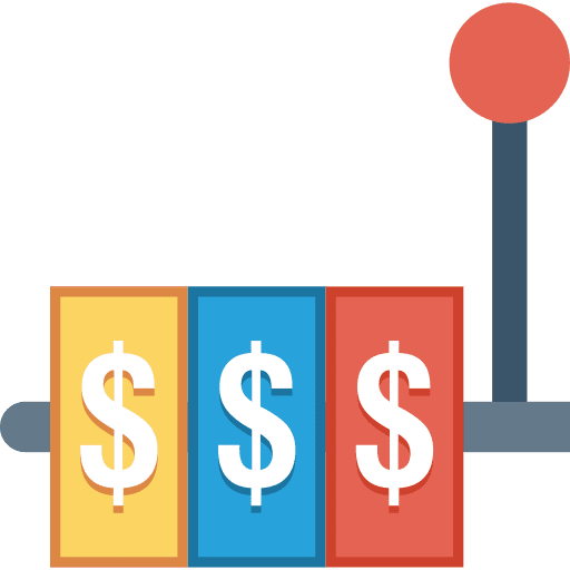 Slot machine slot machine casino gambling icon