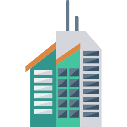 Building building architecture and city construction icon