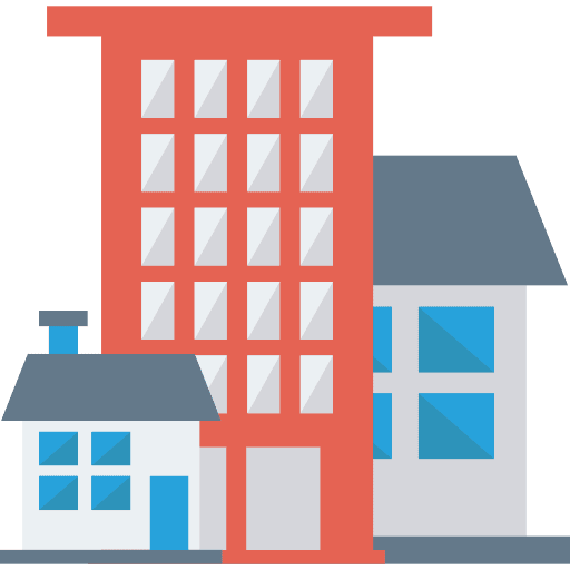 Building city office urban icon