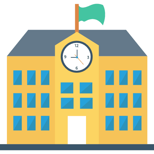 School high school elementary school school icon