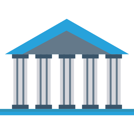 Bank finance savings business icon