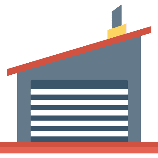 Garage vehicle parking car icon