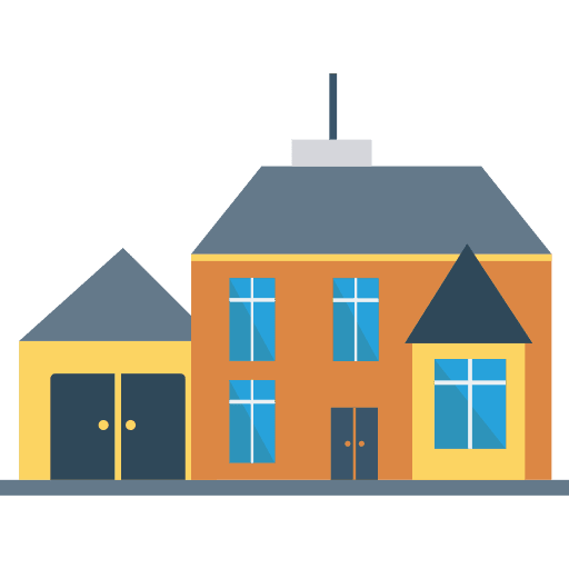 House buildings home real estate icon