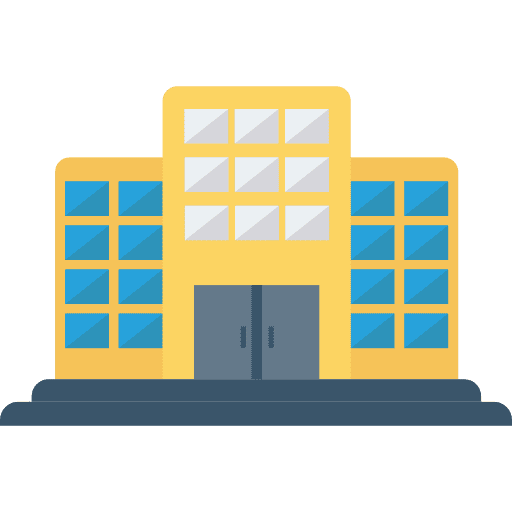 School education school buildings icon